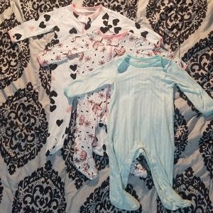 2/$15 Little Star Organic 6-9m Pajama Bundle